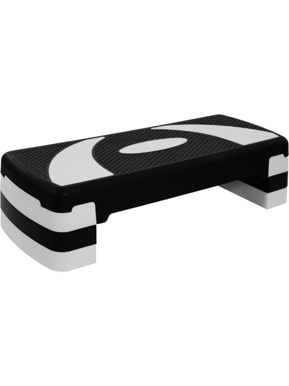 31" Aerobic Step Platform Trainer with 3 Adjustable Risers for Home Workouts